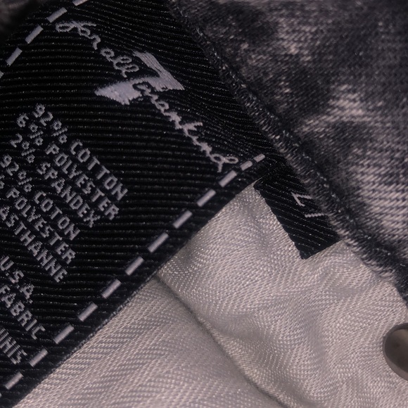 7 FOR ALL MANKIND ACID WASH JEANS - Picture 6 of 7